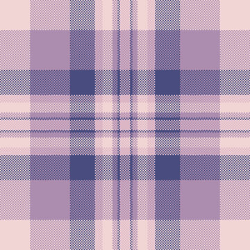 Seamless tartan plaid textile with balanced checks and a woven fabric texture. Light tones support classic heritage in a fabric surface for digital backgrounds. The design stays clear and easy to use.