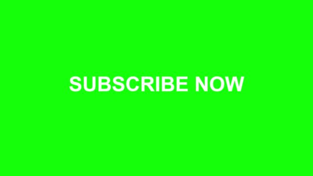 Green screen, subscribe now, promotional background, advertising template, marketing concept