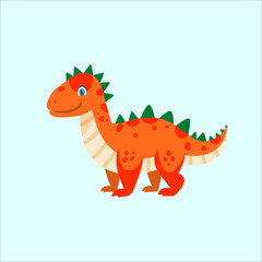 Orange Dinosaur Character © ibrahim