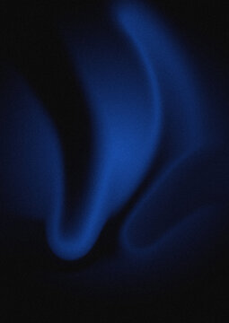 Abstract dark blue fluid waves background, with soft gradient, lighting and smooth, flowing curves