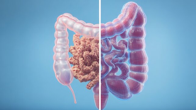 Intestinal Infection, Common Human Digestive System Disease, Acute and Chronic Gut Inflammation, Bacterial Viral Parasitic Intestinal Illness, Medical Concept of Gastrointestinal Infection 