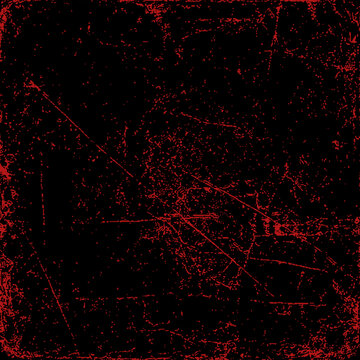 Dark red grunge texture with scratches on black background