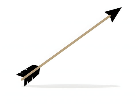 Arrow icon for direction and navigation, minimalist vector symbol