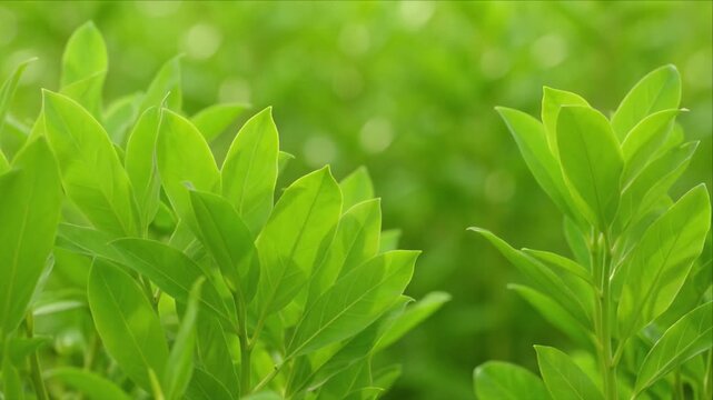 Green Leaf Plant Natural Background Spring Growth Fresh Foliage Climate Change Green Eco Environment Garden Searchable SEO Title