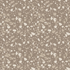 Obraz premium Terrazzo pattern in earthy tones with subtle variation for interior design backgrounds