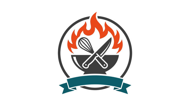 Logo for cooking or culinary arts.