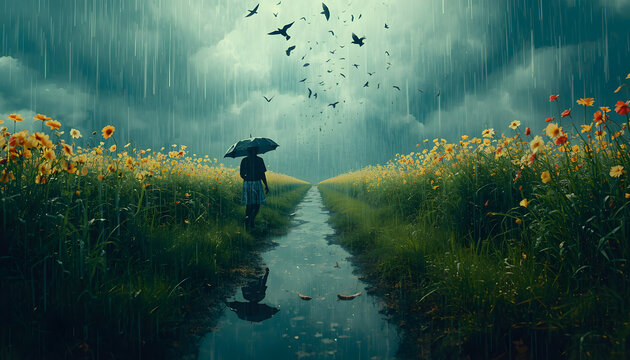 🌈 THE SUMMER RAIN THAT FALLS UPWARD &mdash; AND WATERS THE CLOUDS FROM BELOW