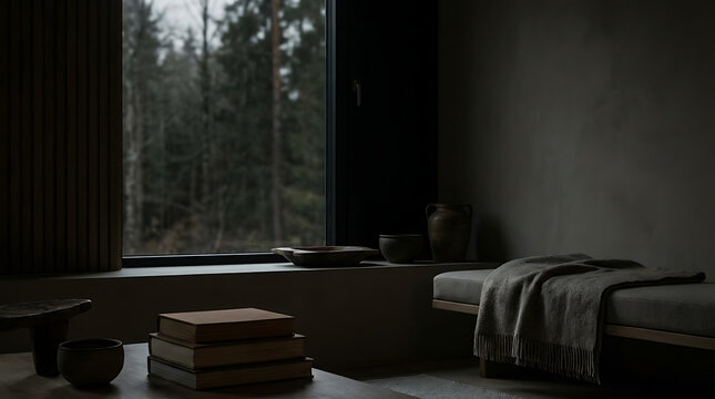 Cozy Minimalist Room Interior