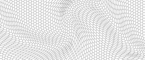 Fishing net seamless pattern. Mosquito protection flying insect plastic net. Football gates mesh texture. Basketball hoop pattern. Chain link fence. Vector illustration on white background. © Nur