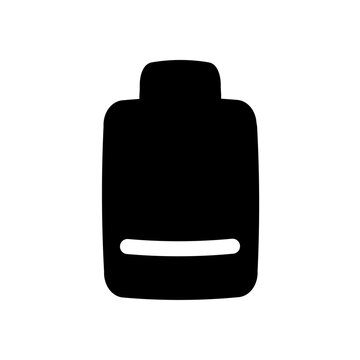Minimalist battery icon glyph style
