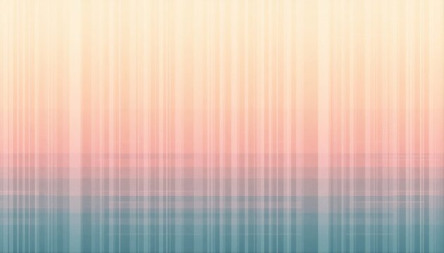 Abstract Vector Graphic Style Illustration with Soft Pastel Dawn Gradient, Flat Design Backdrop and Clean Minimalist Line Matrix for Streamer Overlay