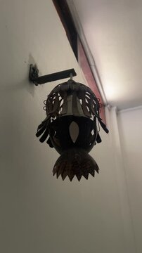 Eco-Friendly Coconut Shell Lamp, Zero Waste Sustainable Lighting Design