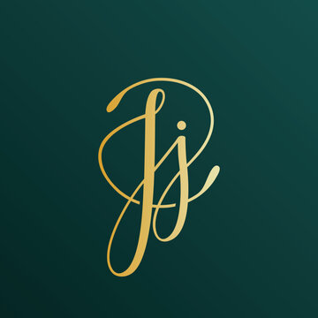 JJ Initial Letter Logo Vector