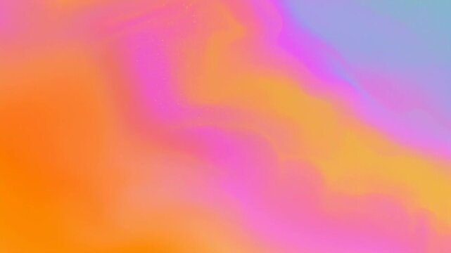 Fluid form in warm cool gradient colors, ethereal translucent shape blending into seamless gradient background, modern abstract composition, harmonious color theory design