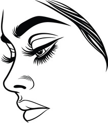 Fototapeta premium black and white illustration