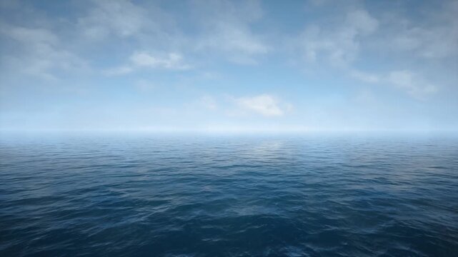 A beautiful time lapse video frame capturing dynamic ocean wave movements under shifting clouds and dramatic evening light.