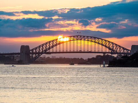 Sidney Skyline at sunset, Australia