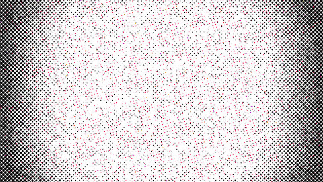 Vignette points overlay print effect dots color. 