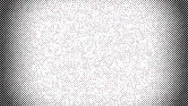 Vignette overlay print effect dots color.