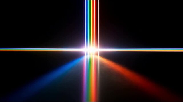 Vibrant light spectrum reveals stunning colors and patterns in a mesmerizing display of refraction, creating captivating visuals bound to inspire creativity and innovation.