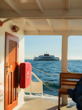 View from the ferry on Bosphorus 