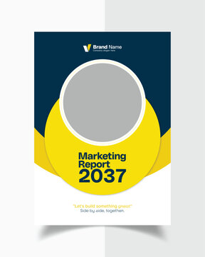 Modern Corporate Business Brochure Cover Design Template | Professional Company Profile Cover | Brochure Cover Page Design