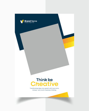 Modern Corporate Business Brochure Cover Design Template | Professional Company Profile Cover | Brochure Cover Page Design
