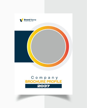 Modern Corporate Business Brochure Cover Design Template | Professional Company Profile Cover | Brochure Cover Page Design