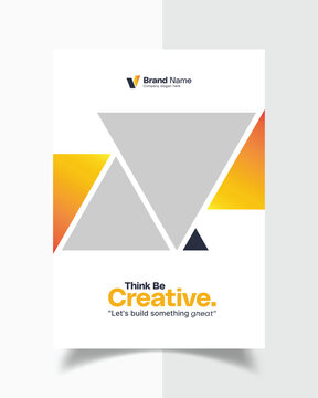Modern Corporate Business Brochure Cover Design Template | Professional Company Profile Cover | Brochure Cover Page Design