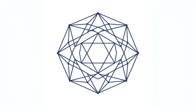 Geometric Sacred Geometry Pattern Design.