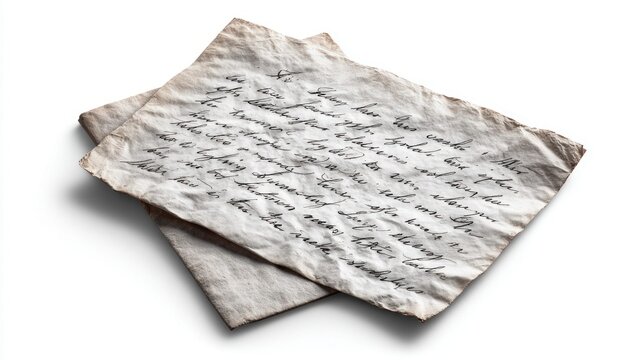 Vintage letter stack antique correspondence old writing