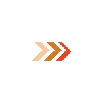 Modern speed fast motion forward logo design
