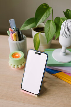 Phone Workspace Mockup