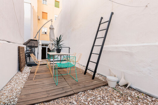 Urban Patio Seating Area
