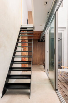Indoor Staircase And Courtyard