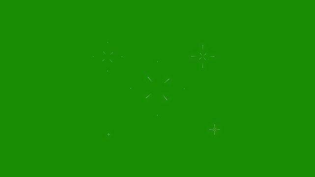 Shiny firework circle explosion, animated glowing ellipse burst lines, abstract celebration overlay, cinematic green screen background, 4k video