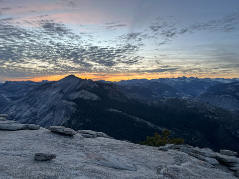 Sunrise on Half Dome