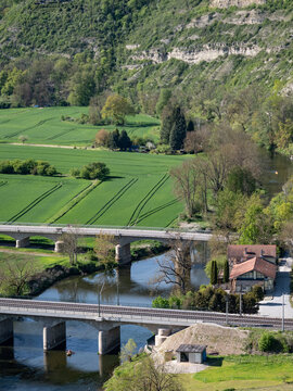 Peaceful Saale Valley Landscape