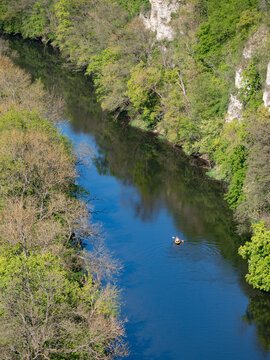 Kayaking on the River Saale