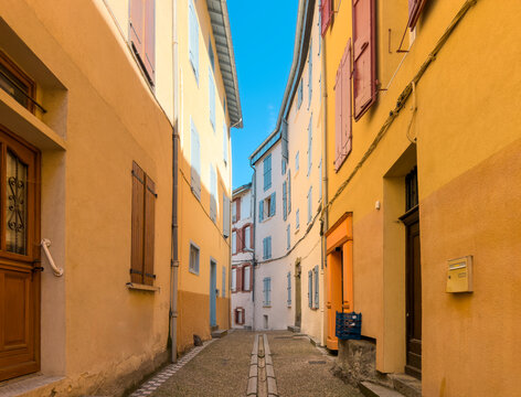 Picturesque old town alley
