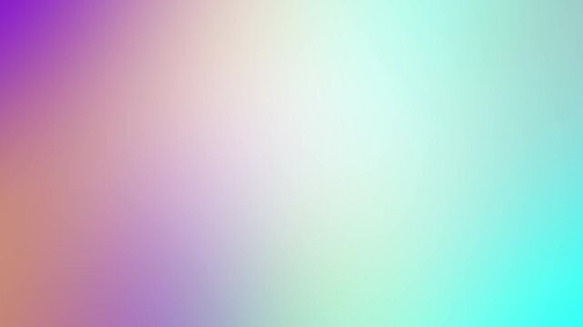 Abstract holographic gradient animation with shifting pastel colors