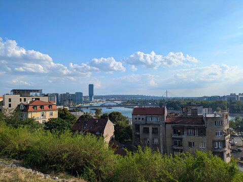 Skyline cityscape architecture Belgrad Serbia