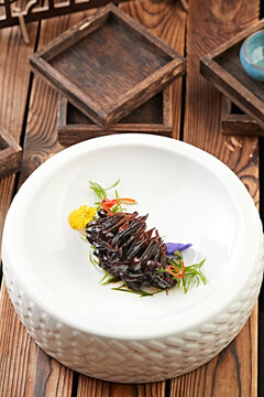 Pickled Yunnan Termitomyces mushrooms