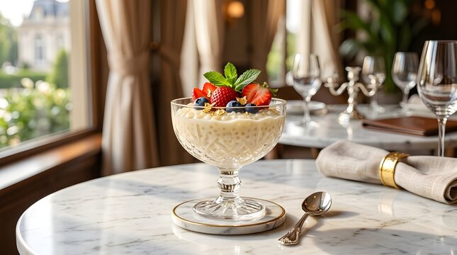 Luxury Vanilla Tapioca Pudding with Fresh Berries &ndash; National Tapioca Pudding Day Dessert