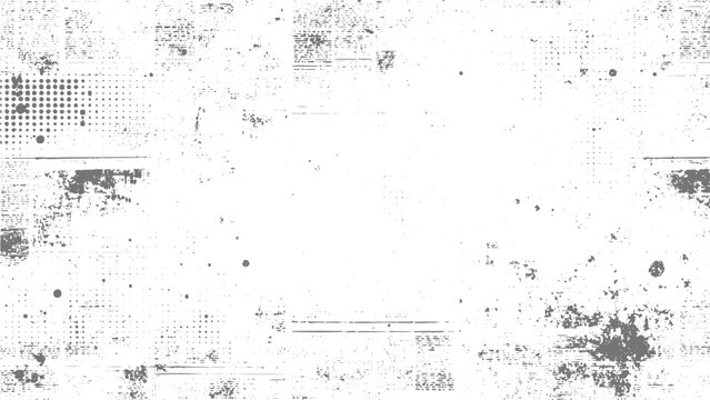Abstract Aged Newsprint Paper Background Featuring Vintage Newspaper Texture, Worn Grunge Surface, High Quality Monochrome Vector Illustration.