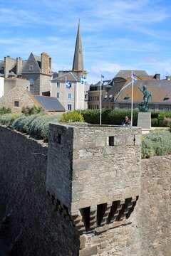 Saint-Malo, Brittany, France.