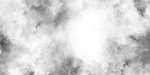 Obraz premium Abstract gray soft white watercolor grunge texture, monochrome light texture with shade of gray, aquarelle painted realistic fog or mist smoky textured canvas design. 