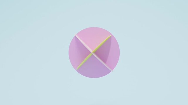 Modern abstract 3D render featuring vibrant plates in bright neon colors, colorful geometric composition, premium digital design, seamless animation for creative backgrounds