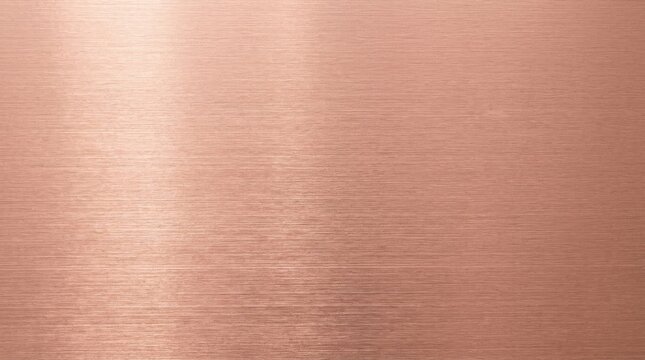 Copper, metallic, shiny, reflective surface, texture, background, rose gold