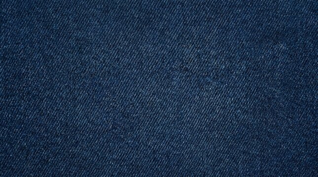 Dark blue, textured fabric background, denim material, navy blue canvas, rough textile